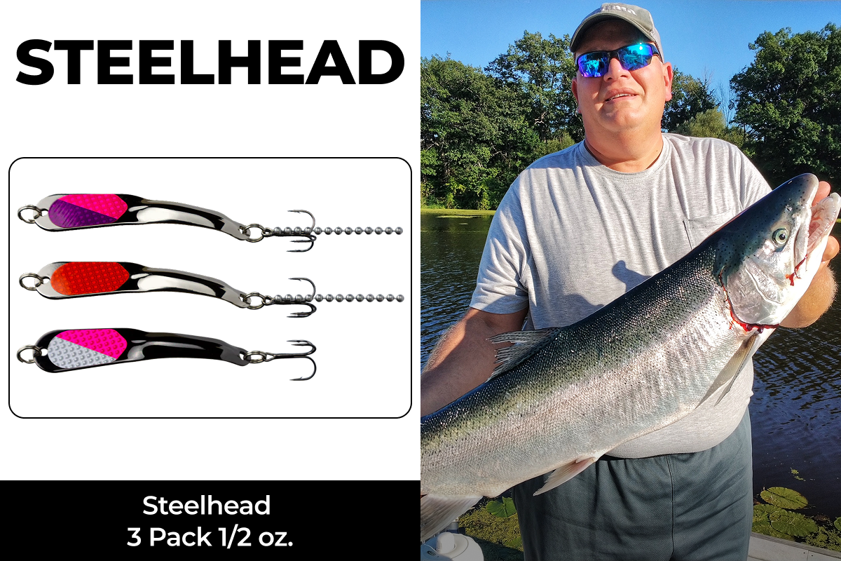 Steelhead 3 Pack 1/2 oz. (4 SHP, 4 BHPS, 4 SO)