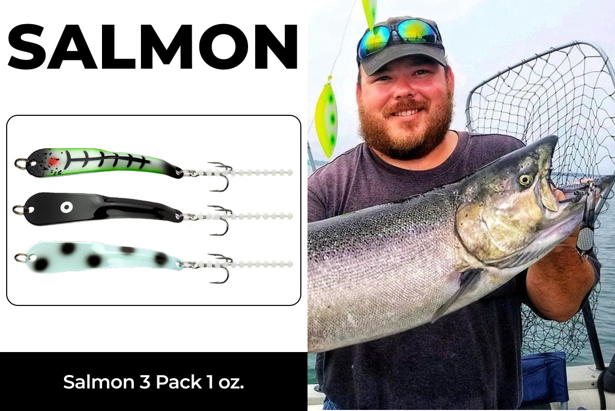 Salmon 3 Pack 1 oz. (5 HUV, 5 C14, 5 LTFG)