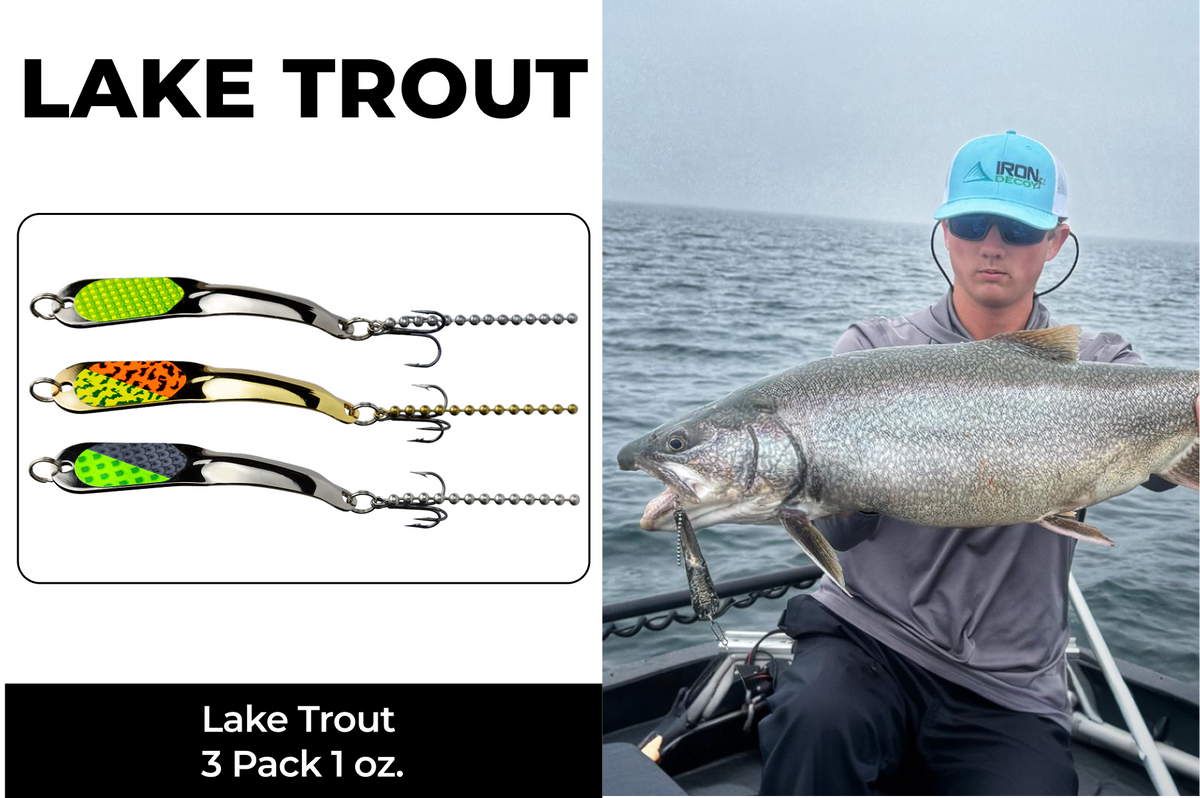 Lake Trout 3 Pack 1 oz. (5 SGHG, 5 G-FIRETIGER, 5 SCH)
