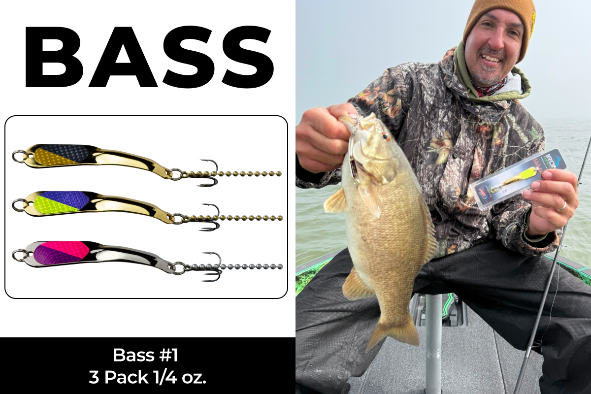 Bass 2.0 3 Pack 1/4 oz. (3 SHINER, 3 SCH, 3 FROG)