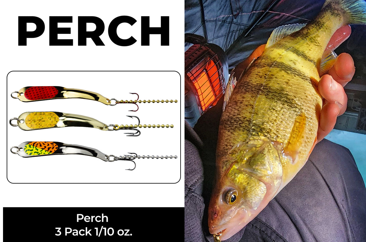 Perch 3 Pack 1/10 oz. (2 GR, 2 GG, 2 Firetiger)