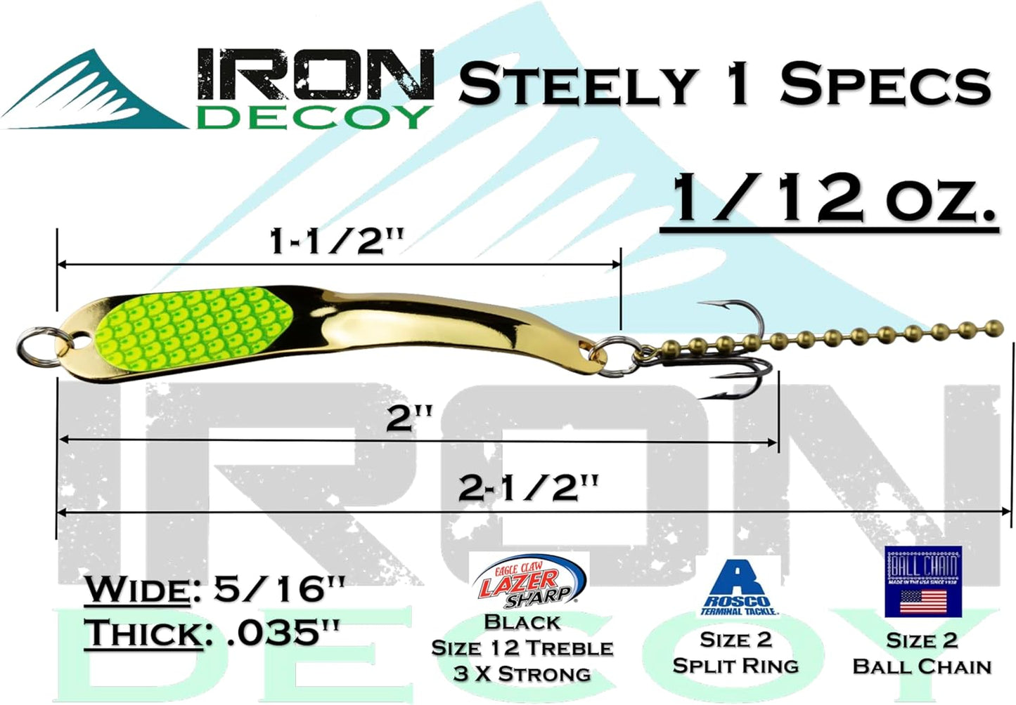 Panfish 3 Pack 1/12 oz. (1P, 1 SCH, 1 GHP)