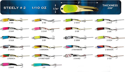 Perch 3 Pack 1/10 oz. (2 PERCH, 2 SR, 2 SCH)