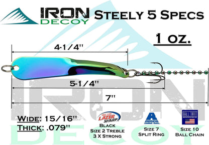 Salmon 3 Pack 1 oz. (5 GCH, 5 SCH, 5 SFIRETIGER)