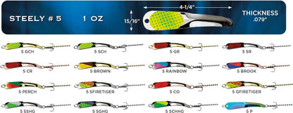 Salmon 3 Pack 1 oz. (5 GCH, 5 SCH, 5 SFIRETIGER)