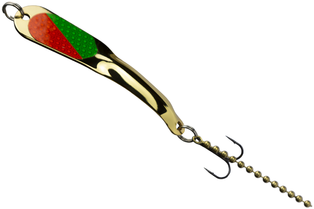 STEELY #2 Gold w/ Green/Orange - Perch (2 PERCH)