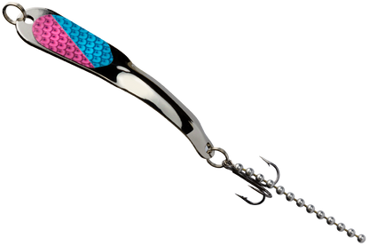 STEELY #2 Silver w/ Light Blue/Light Pink - Rainbow (2 RAINBOW)