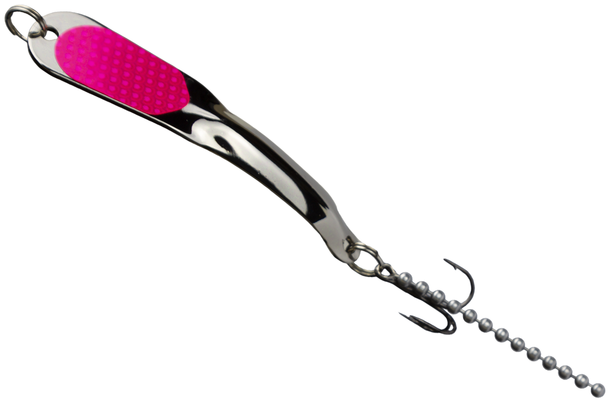 STEELY #2 Silver w/ Hot Pink (2 SHP)