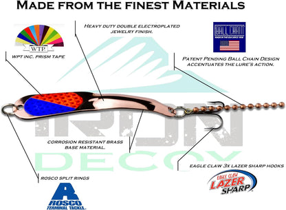 Walleye 3 Pack 1/2 oz. (4 SPCH, 4 GHPP, 4 CHGHP) (Steely #4)