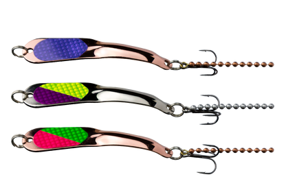 Walleye 3 Pack 1/2 oz. (4 SPCH, 4 GHPP, 4 CHGHP) (Steely #4)